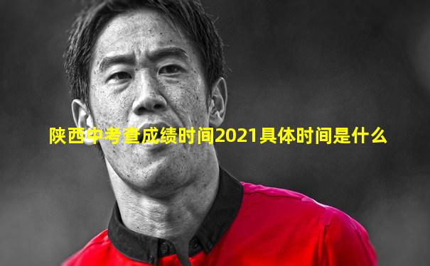 陕西中考查成绩时间2021具体时间是什么