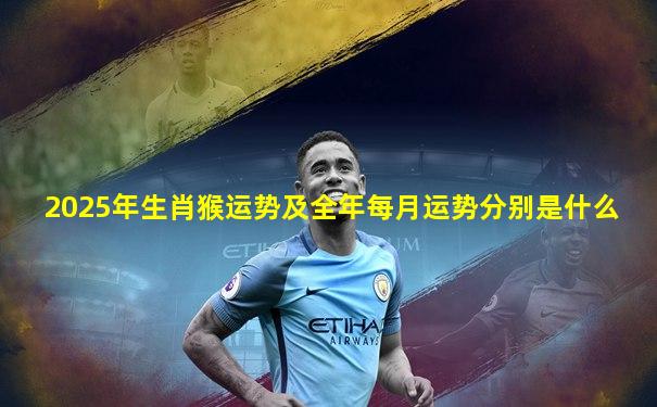 2025年生肖猴运势及全年每月运势分别是什么